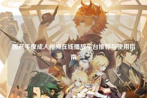 国产午夜成人视频在线播放平台推荐与使用指南