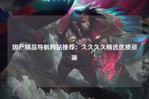 国产精品导航网站推荐：久久久久精选优质资源